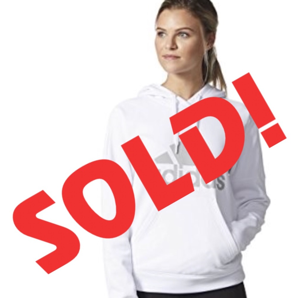 Adidas Team Issue Fleece Pullover Logo Hoodie